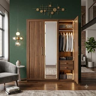 3-door wardrobe